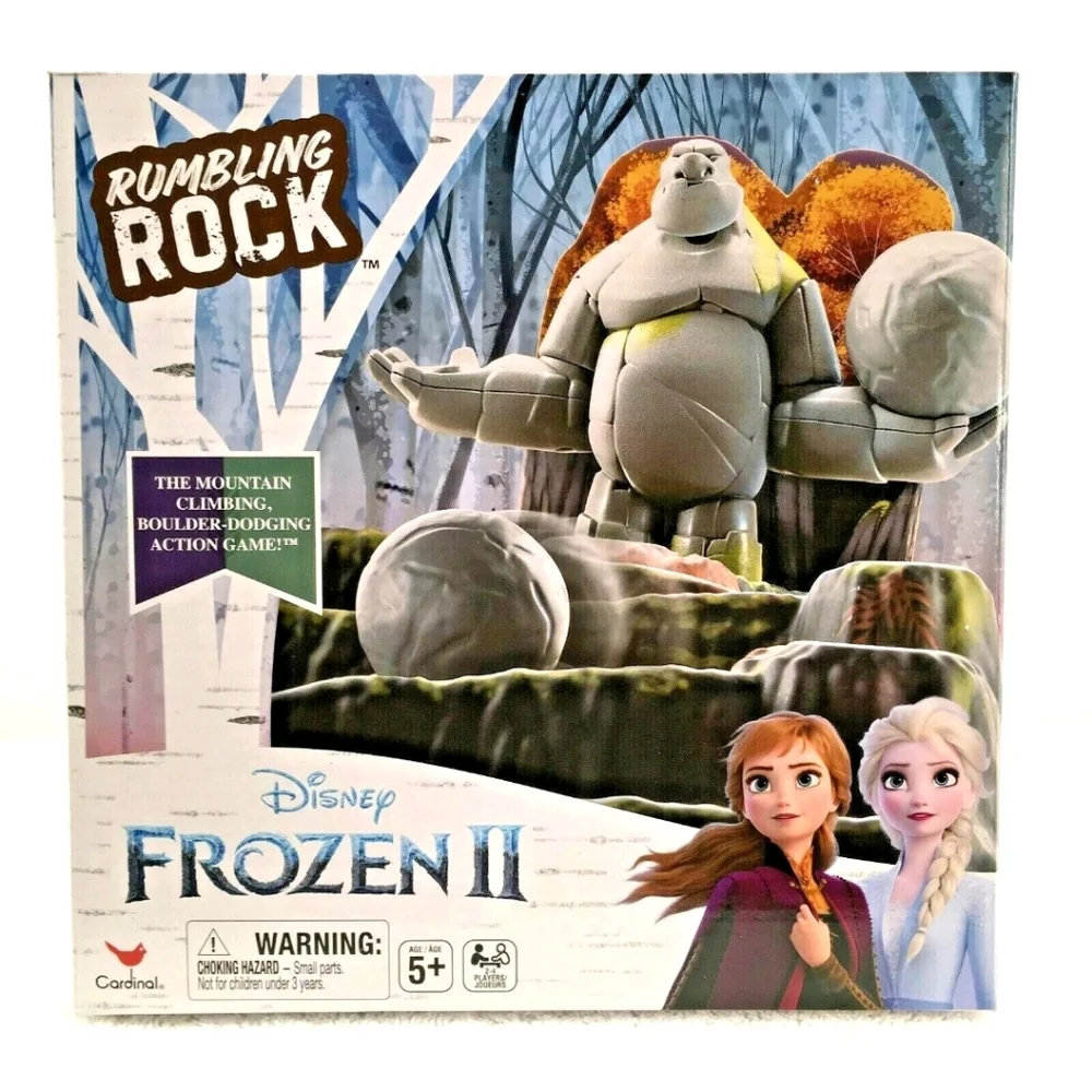 Disney Frozen Rumbling Rock Game, 3D Puzzle and Frosted Fishing Game Lot of 3